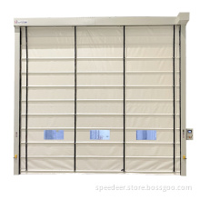 Electric Opening Vertical Folding High Speed Stacking Door